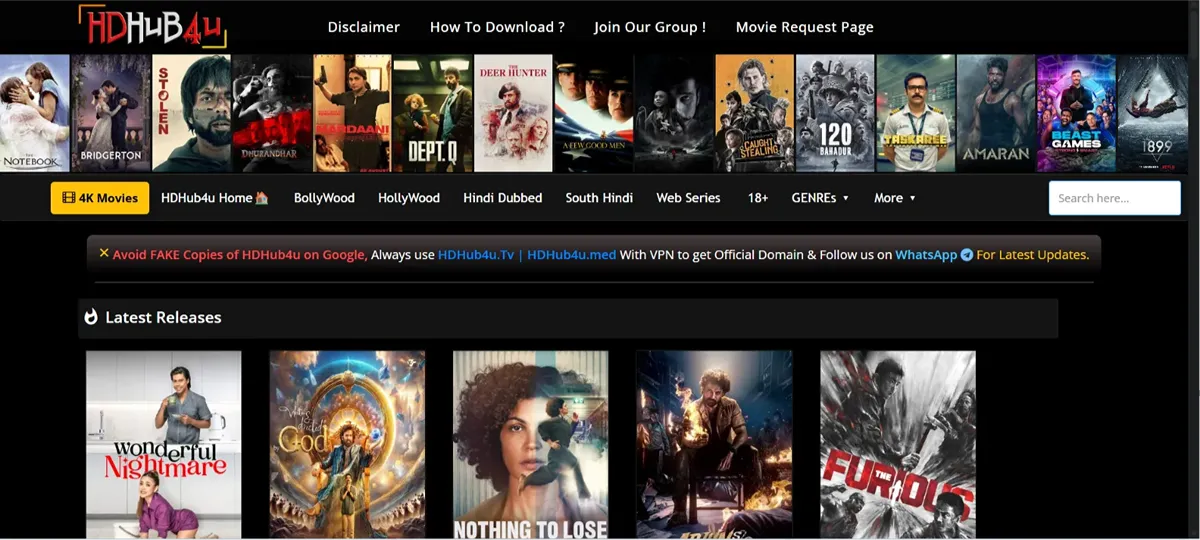 hdhub4u – Stream Latest Movie Downloads and Series Easily