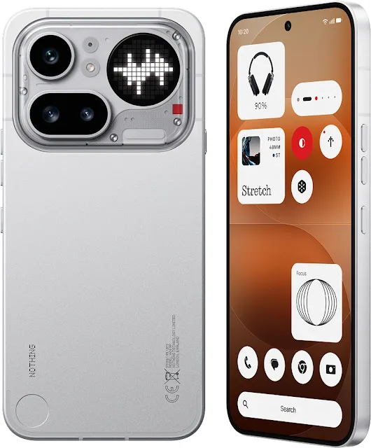 Nothing Phone 4a Pro Display Detail – 144Hz 1.5K Screen and Metal Unibody. Close-up of the Nothing Phone 4a Pro’s 6.83-inch 144Hz AMOLED display and the precision-crafted full-metal aluminum body.