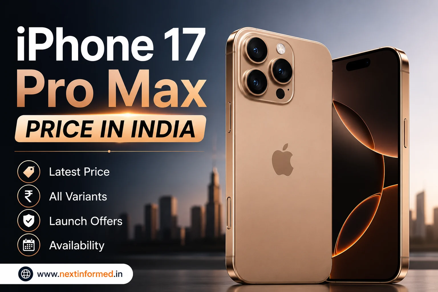 iPhone 17 Pro Max Price in India (2026): Flipkart Sale Deals