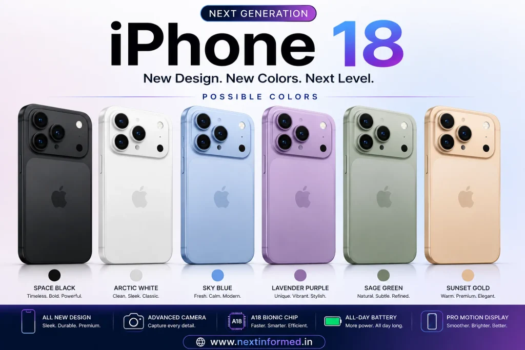 iPhone 18 Pro India colours launch iPhone 18 Pro expected colours