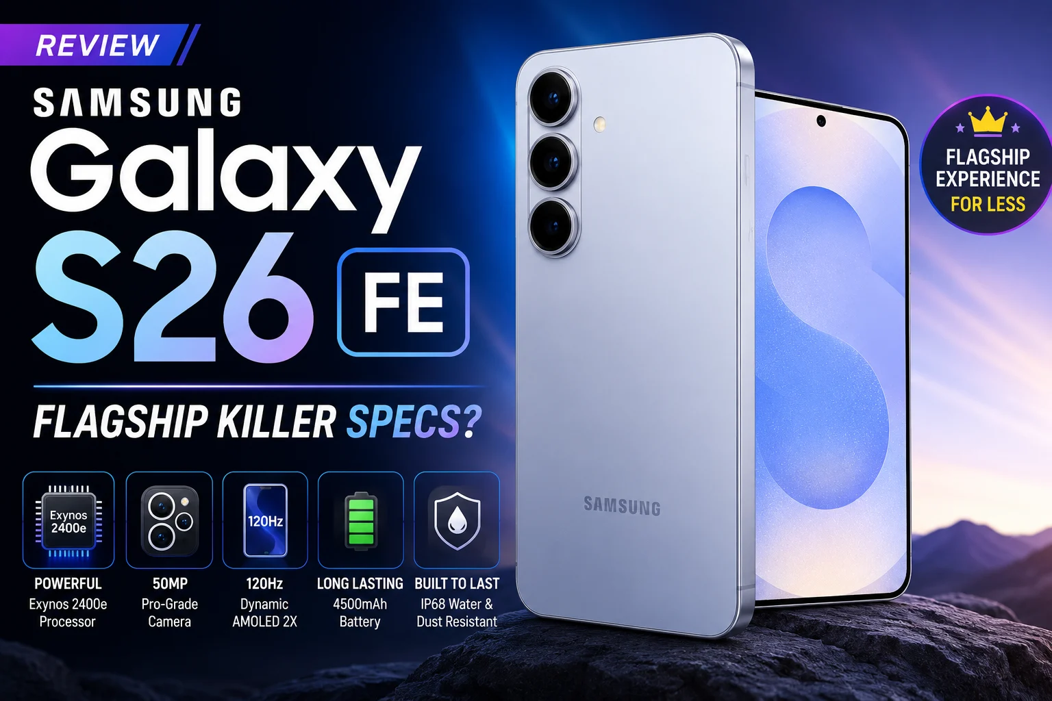 Samsung Galaxy S26 FE Review: Flagship Killer Specs?